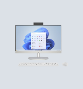 HP All-in-One Desktop Computer – 24-dp1000nk Memory: RAM 16 GB Storage : 2TB